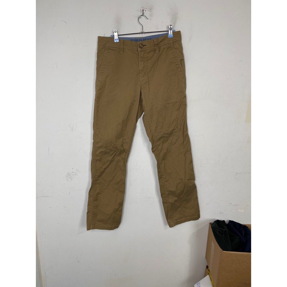 Toad&Co‎ Mission Ridge Pants Mens 30x32 Brown Organic Cotton Stretch Chino